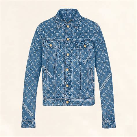 louis vuitton x supreme denim jacket|louis vuitton supreme foulard.